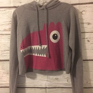 Forever 21 Hooded L/S Top, Sz M Super CUTE!!